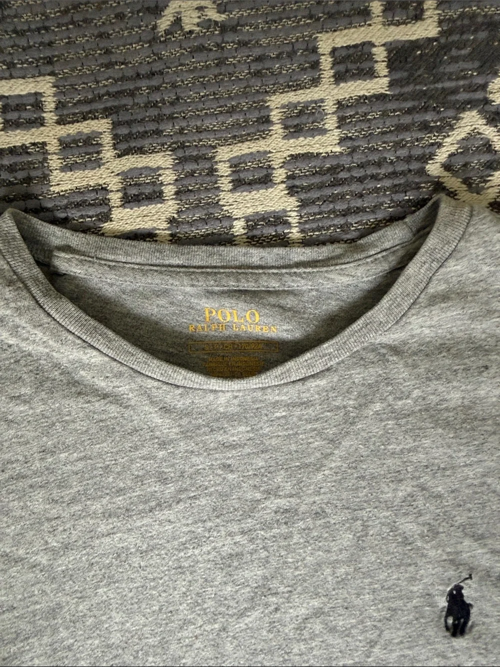 Polo Ralph Lauren Classic Fit Crewneck Tshirt Grey Heather Short Sleeve